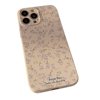 IPhone 14 Pro Retro Flower Pattern -puhelinkotelolle Scratch puhelimen TPU-takakuori