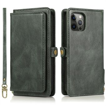 Wallet-puhelinkotelo iPhone 14 Pro Irrotettava 2-in-1 TPU+PU-nahkainen iskunkestävä pudotuksenkestävä puhelinkotelo