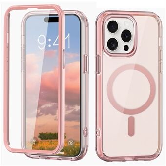 iPhone 14 Pro Kotelo Läpinäkyvä PC+TPU Hybridikotelo Yhteensopiva MagSafen kanssa