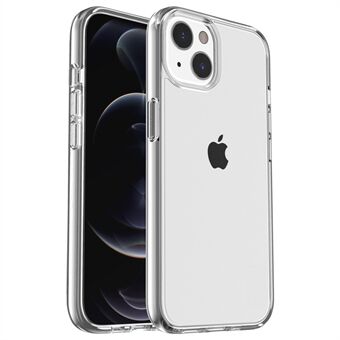 IPhone 14 Plus 6,7 tuuman läpinäkyvä puhelinkotelo Kova PC Joustava TPU Scratch Defender Suojakuori