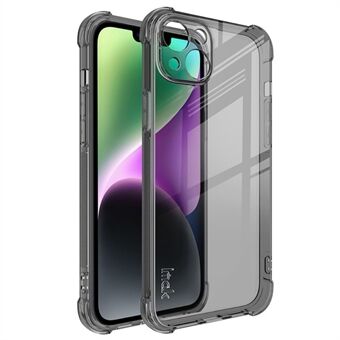 IMAK iPhone 14 Plus Joustava TPU Clear Phone Takakansi Neljän kulman turvatyynyn putoamisenestokotelo