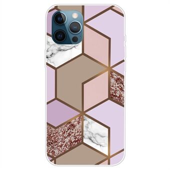 IPhone 14 Pro Max 6,7 tuuman Marble Design Abstract Pattern IMD -kotelolle Pehmeä TPU Skin iskunkestävä puhelimen kansi