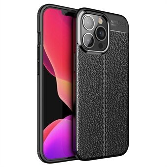 IPhone 14 Pro Max 6,7 tuuman mesh-lämmönpoistomallille takakuori Litchi Texture TPU-pudotussuoja, liukumaton suojus