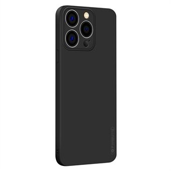 PINWUYO JK TPU-2 Series iPhone 14 Pro Max 6,7 tuuman tarkat leikkaukset TPU Slim Case Pehmeä kuitu flokkiva suojakuori