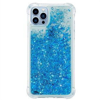 IPhone 14 Pro Max 6,7 tuuman Quicksand Flowing Glitter Case Pehmeä TPU-vahvistetut kulmat suojaava takakansi