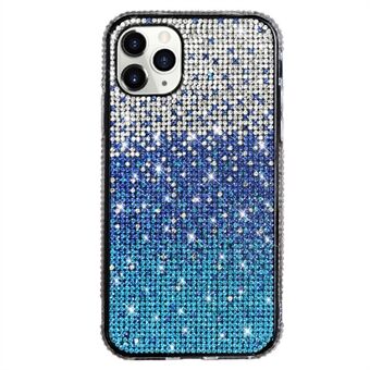 IPhone 14 Pro Max Gradient Case Sparkle Full tekojalokivi Decor Soft TPU -suojakuori