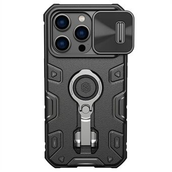 NILLKIN iPhone 14 Pro Max CamShield Armor Pro Magneettinen puhelinkotelo Rengaspidike Takakansi Ring Tuki Langaton lataus