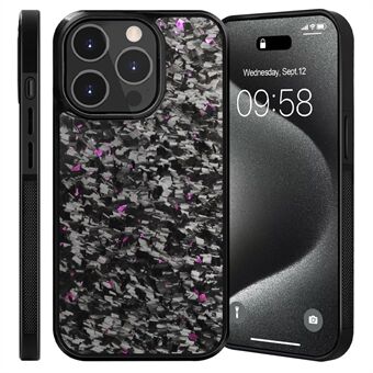 iPhone 14 Pro Max -magneettikotelo taotusta tekstuurista, aramidikuitua + TPU, liukumaton puhelimen kansi