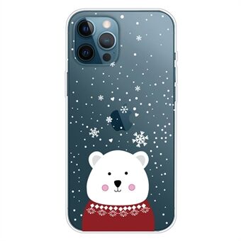 IPhone 14 Pro Max Christmas Decor Design -puhelinkotelolle Pehmeä TPU iskunkestävä kuviotulostus suojakuori