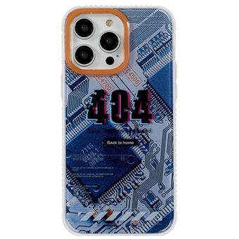 MUTURAL Modern Series for iPhone 14 Pro Max piirilevykuvioinen suojakotelo PC+TPU-pudotuksenkestävä kansi