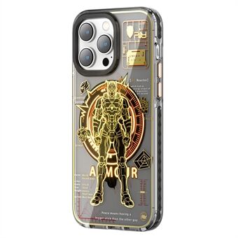 PQY Mecha -sarjan magneettinen puhelinkotelo iPhone 14 Pro Max -puhelimelle. Yhteensopiva MagSafen kanssa, iskunkestävä PET+TPU Luminous IML takakuori