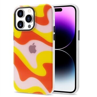 IPhone 14 Pro Max Scratch puhelinkotelo IML Unfading Colorful Pattern PC + TPU Hybrid Cover