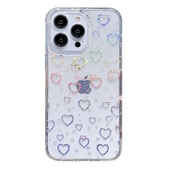 IPhone 14 Pro Max PC+TPU-matkapuhelinkotelolle Glitter Powder IMD-puhelimen suojakuori