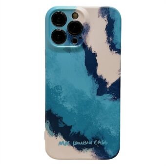 IPhone 14 Pro Max Paint Pattern IMD Case Matte TPU Liukumaton puhelimen kansi