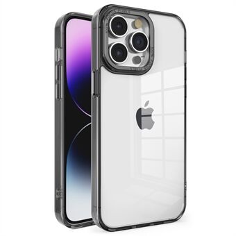 IPhone 14 Pro Max Crystal -sarjan takakansi Läpinäkyvä iskunkestävä PC+TPU-puhelinkotelo