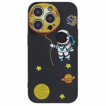 Scratch puhelimen suojus iPhone 14 Pro Maxille, Astronaut Pattern Printing -puhelimen TPU-kotelo