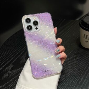 YCADEN iPhone 14 Pro Max Shell Grain Gradient -kotelolle Glitter TPU iskunkestävä puhelimen kansi