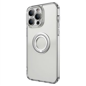 IPhone 14 Pro Max PC:lle + TPU Matta Puhelinkuorelle Läpinäkyvä Ring Kickstand puhelimen suojakuori