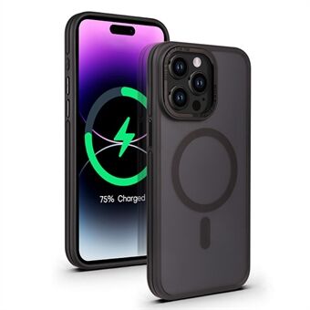 iPhone 14 Pro Max Slim-Fit Kotelo PC+TPU+Alumiiniseos Magneettinen Puhelinkuori Yhteensopiva MagSafen kanssa