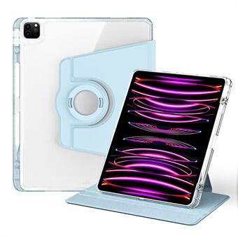 iPad Pro 12.9 (2022) / (2021) / (2020) / (2018) Kotelo, Irrotettava Jalusta, PU-Nahka+Akr…