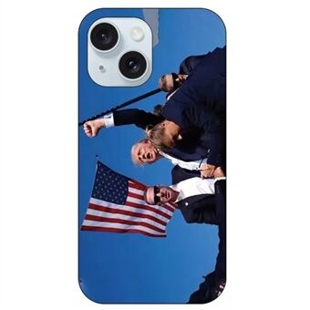 iPhone 15:lle Donald Trump -puhelinkotelo, suojaava TPU-puhelimen kansi