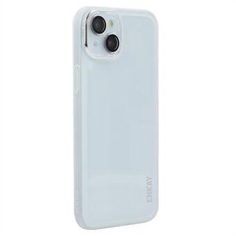 ENKAY HAT PRINCE For iPhone 15 Kotelo Matta TPU Puhelimen Suoja Linsseille