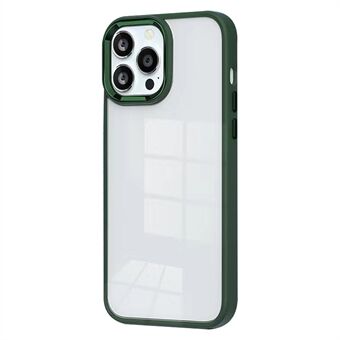 iPhone 15:n Candy Color TPU+PC -puhelinkotelo, ihoystävällinen, erittäin läpinäkyvä takaosa