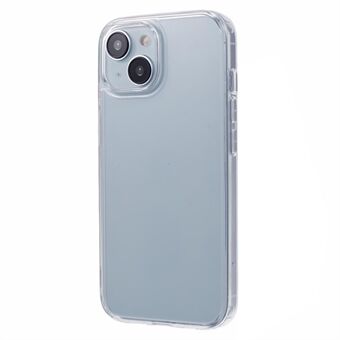 MUTURAL iPhone 15 puhelinkotelo, läpinäkyvä TPU+PC -materiaali