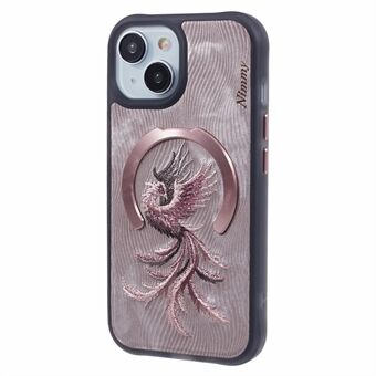 NIMMY iPhone 15-ompelukuori sopii MagSafelle Iskunkestävä puhelinsuoja