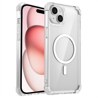 iPhone 15 -magneettikotelo, yhteensopiva Magsafen kanssa, TPU+PC-puhelimen takakansi