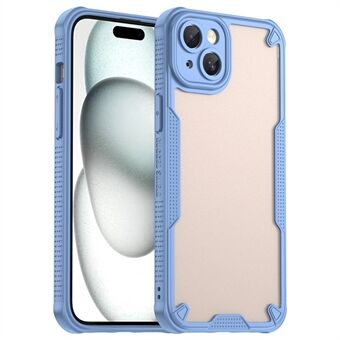 Armor-sarja iPhone 15 Plus -suojakuori PC+TPU Puoliläpinäkyvästä Huurtuneesta Viimeistellystä Suojakuoresta