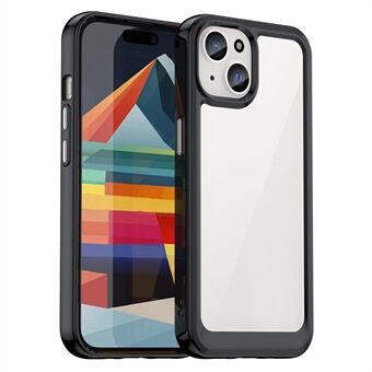 iPhone 15 Plus TPU + Akryyli Anti-fall Puhelimen Suojakuori, Kirkas