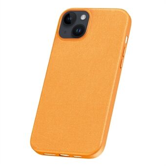 BASEUS Fauxther Series iPhone 15 Plus -puhelinkotelo, joka suojaa PU-nahalla naarmuuntumiselta