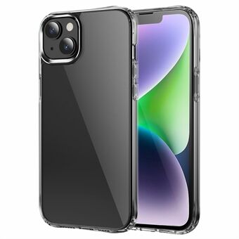 iPhone 15 Plusin takakansi, korkean läpinäkyvyyden TPU+PC-kotelo matkapuhelimelle