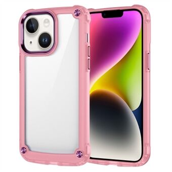 iPhone 15 Plussan seoslinssikehys naarmuuntumaton suojakuori PC+TPU kirkas puhelinkotelo