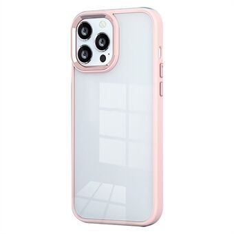 iPhone 15 Plus Skin-tuntuma Candy-värinen TPU+PC-puhelinkotelo, korkean läpinäkyvyyden takakuori