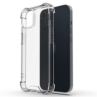 iPhone 15 Plussan selkeässä neljän kulman putoamissuojauksessa TPU-kehys + akryylikansi puhelinkotelo