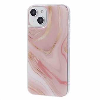 iPhone 15 Plus -marmorikuorinen Slim Case, IMD-suunnittelulla, TPU-puhelinkotelo