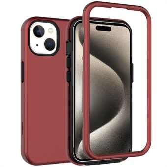 GW03 iPhone 15 Plus suojakotelo TPU + PC paksuuntunut iskunkestävä puhelimen kuori