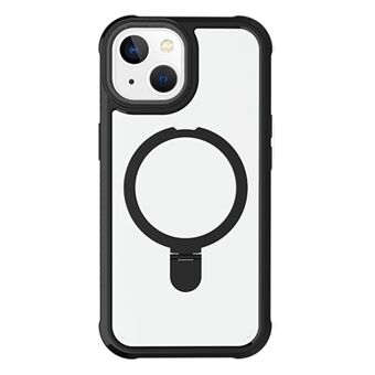 iPhonelle 15 Plus GW202 Kickstand Magneettikotelo PC+TPU-pudotussuoja puhelinkotelo