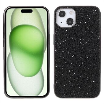 iPhone 15 Plus Glitter Puhelinkotelo, sähköinen TPU-kehys ja PC-takakansi