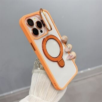 iPhone 15 Pro Magnetic Case Dual Kickstandilla, akryyli + TPU-puhelinkotelolla ja linssisuojalla