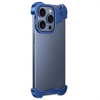 iPhone 15 Pro -bumperikotelo Metallinen aromaterapialla varustettu puhelinkansi Kulmien suojaus