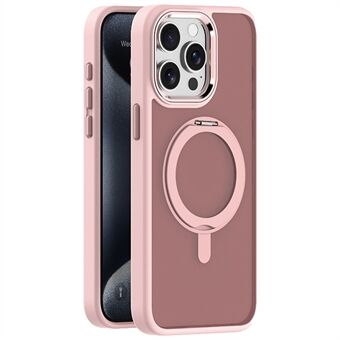 iPhone 15 Pro -kotelo Magneettinen teline TPU+Akryyli puhelimen suojakuori ihon kosketus