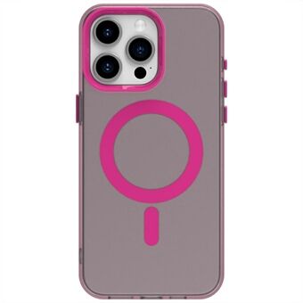 Candy Series iPhone 15 Pro -suojakotelo yhteensopiva MagSafe PC+TPU+PET pudotuksia estävän puhelimen suojakuoren kanssa