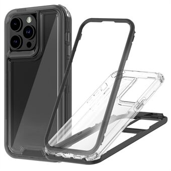 iPhone 15 Pro -kotelo Irrotettava 2-in-1 TPU+PC Läpinäkyvä Pudotuksenkestävä Puhelinkotelo