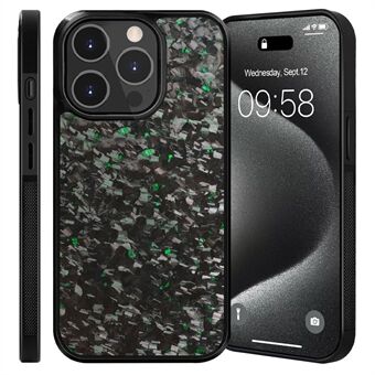 iPhone 15 Pro magneettinen kotelo taottu kuvio aramidikuitua + TPU liukumaton puhelinkotelo