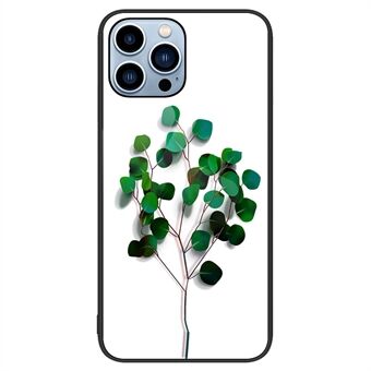 iPhone 15 Pro -mallin kuviollinen painokuvioitu taustakuori, naarmuuntumista estävä karkaistu lasi+PC+TPU-puhelinkotelo