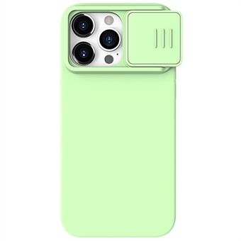 NILLKIN:iPhone 15 Pro Slide Kamera Kansi-Ei-NAarmu Suojus Neste-Silikoni + PC Puhelin Suojakotelo