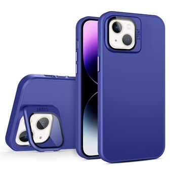 PC+TPU Slim Kansi iPhone 15 Pro -laitteelle Linssikehys Tukijalan Suojakuori